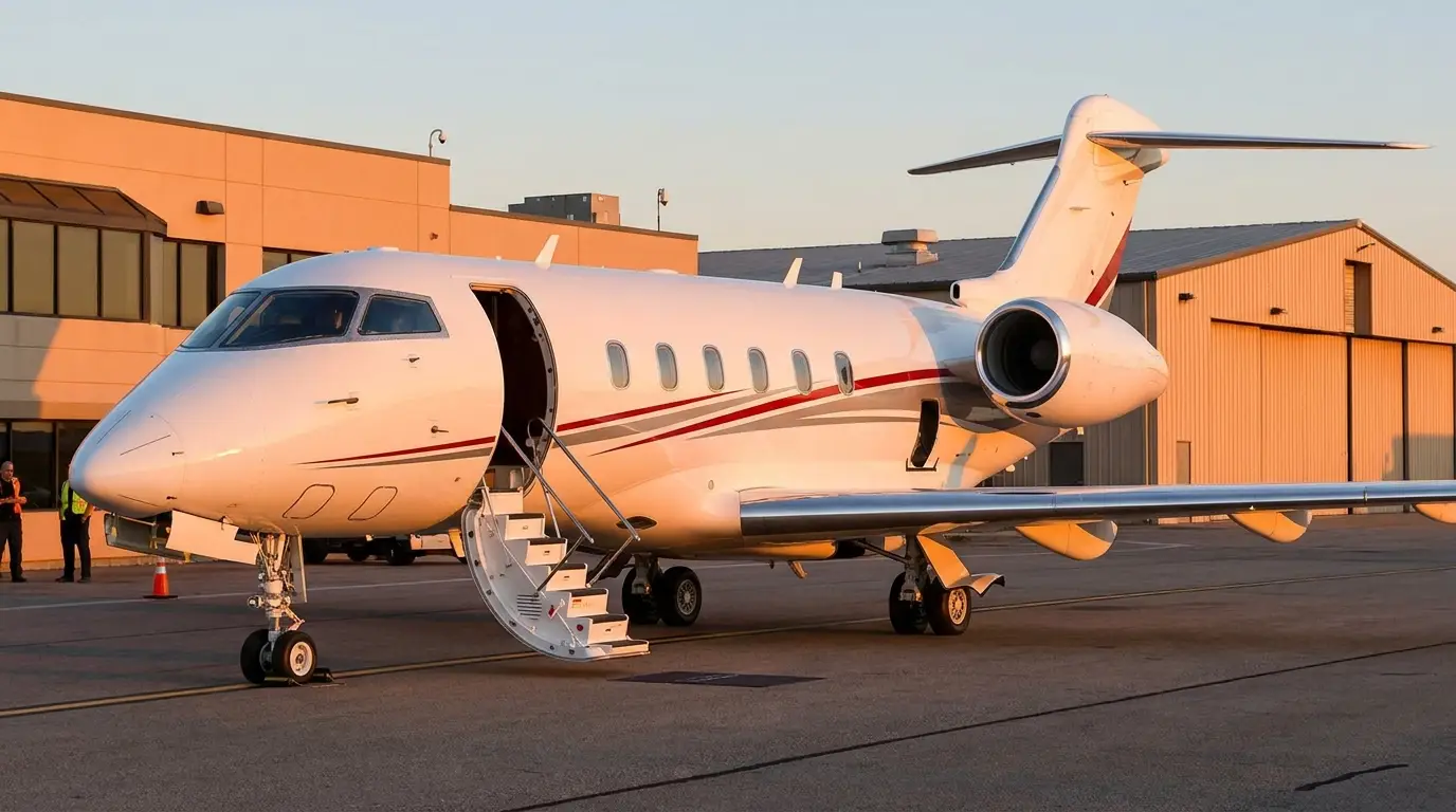 Super Midsize private jet