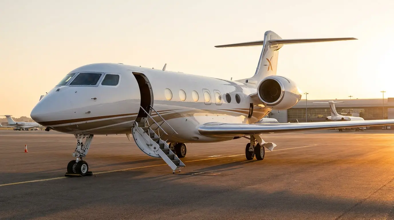 Heavy private jet